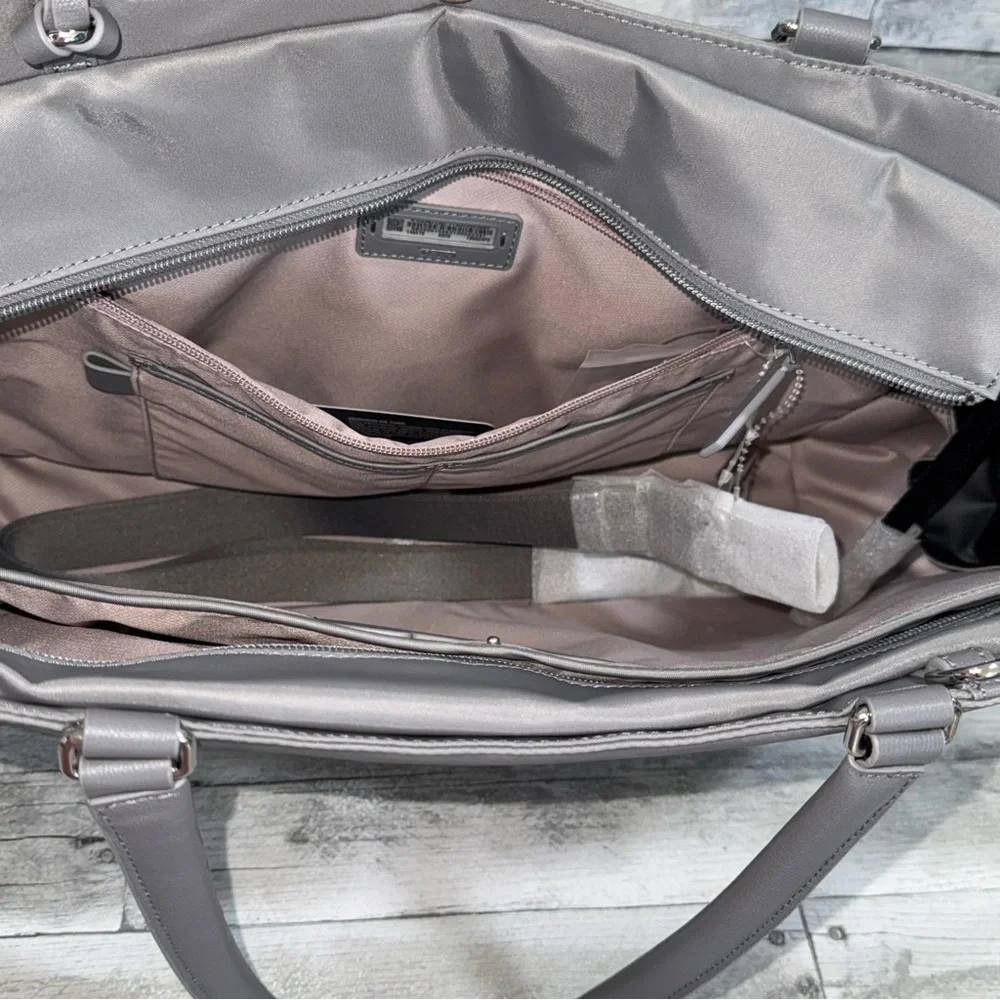 TUMI VOYAGEUR Large Valetta Tote in Fog NEW WITHOUT TAG